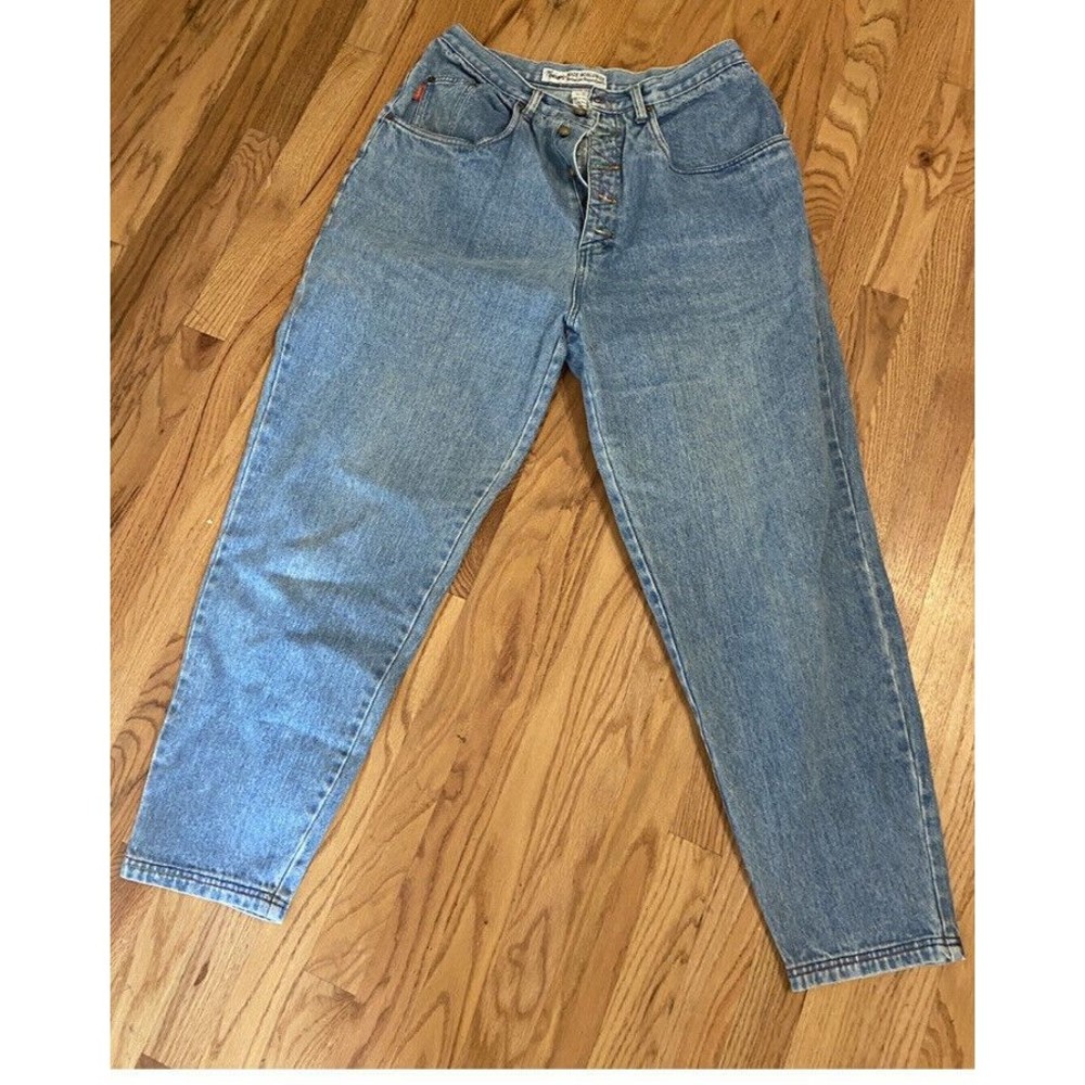 No Excuses Size 36‎ BUTTON FLY Colored Stitching Y2k Womens Jeans
